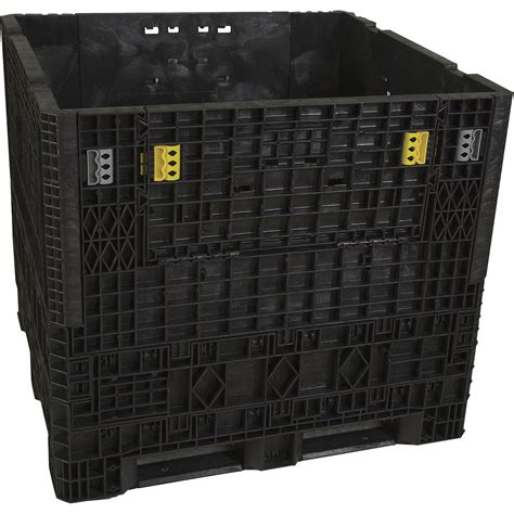 Triple Diamond Plastics Heavy-Duty Collapsible Bulk Storage Container ...