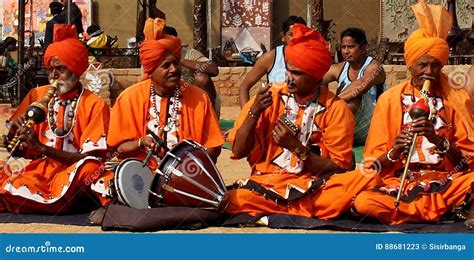 Folk Music and Dance of Snake Charmers of Haryana, India Editorial ...