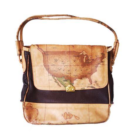 Alviero Martini 1A Classe signature world map messenger bag - handbags - Bags - Women | My good ...