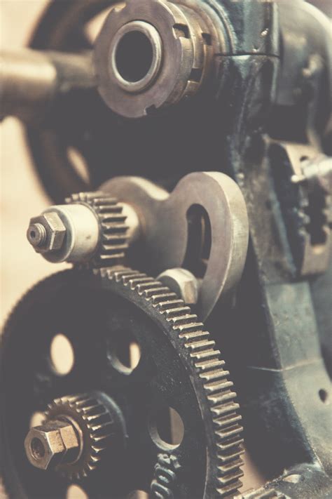 Free Images : black and white, wheel, part, steel, gear, metal, machine, machinery, monochrome ...