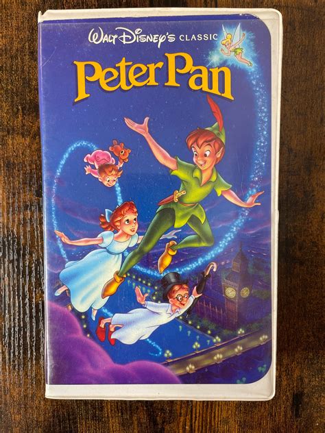 Walt Disney VHS Peter Pan Classic Disney in Clamshell Case. - Etsy Australia