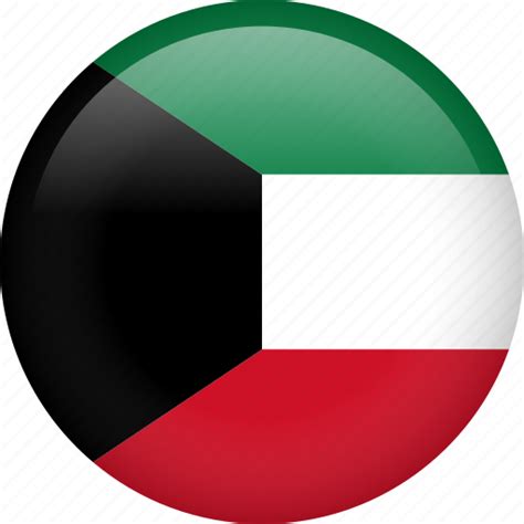 Kuwait, circle, country, flag, national icon - Download on Iconfinder