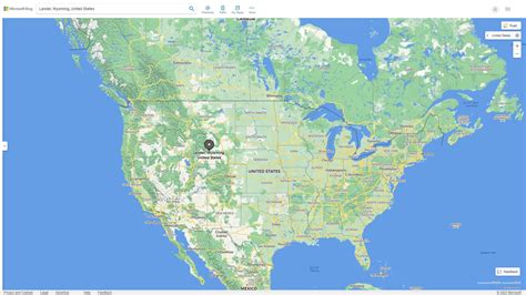 Lander Wyoming Map - United States