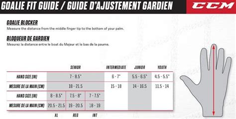 Ccm Goalie Glove Size Chart - Images Gloves and Descriptions ...