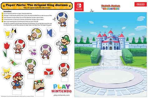 Paper Mario Origami King Origami Sheets Printable