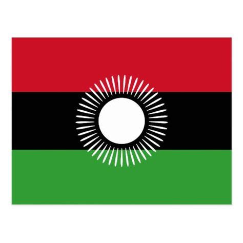 Malawi Flag Postcard | Zazzle.com in 2020 | Malawi flag, Flags of the ...