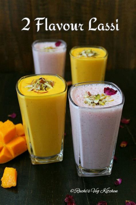 2 FLAVOUR LASSI – MANGO LASSI And ROSE LASSI | Mango lassi, Lassi, Flavors