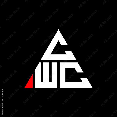 CWC triangle letter logo design with triangle shape. CWC triangle logo design monogram. CWC ...