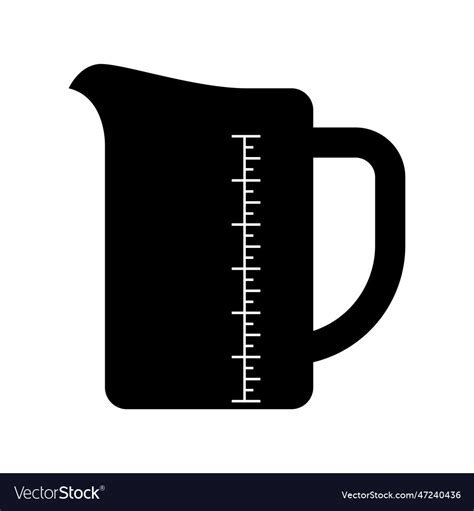 Measuring cup Royalty Free Vector Image - VectorStock