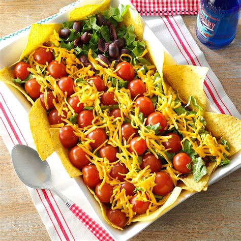 Patriotic Taco Salad Recipe | Taste of Home