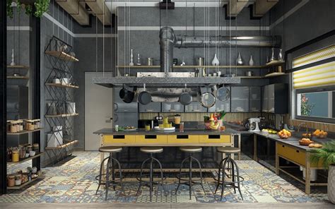 32 Industrial Style Kitchens That Will Make You Fall In Love