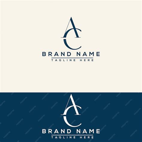 Premium Vector | AC logo Design Template Vector Graphic Branding Element