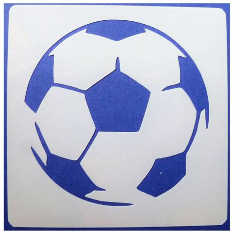 Flexible Stencil *SOCCER BALL* Card Making Painting Sports Football 10cm x 10cm | eBay