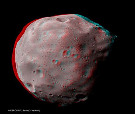 Phobos and Jupiter Conjunction in 3 D and Amazing Animation - Blastoff to Martian Moon near ...