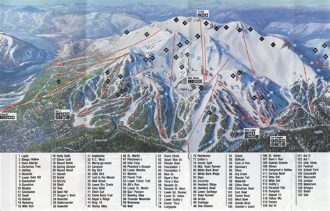 Mammoth Ski Resort Map Take A Look At This Mammoth Mountain Trail ...