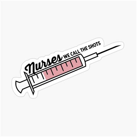 'Nurse - Shot' Sticker by goldshiper in 2021 | Nurse stickers, Nurse stickers vinyl decals, Nurse