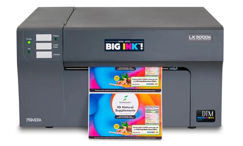 New LX3000e Color Label Printer With ‘Big Ink’ - ME Printer
