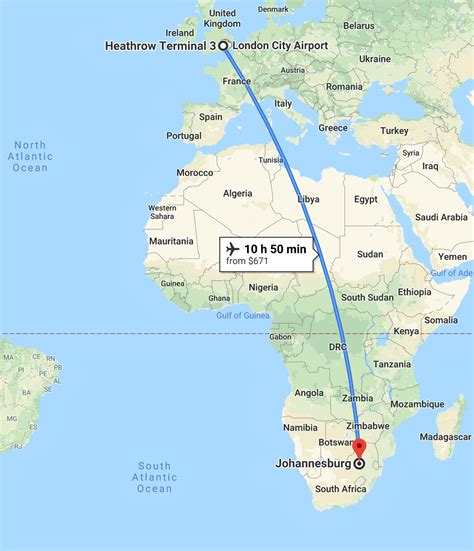 Johannesburg Airport Map