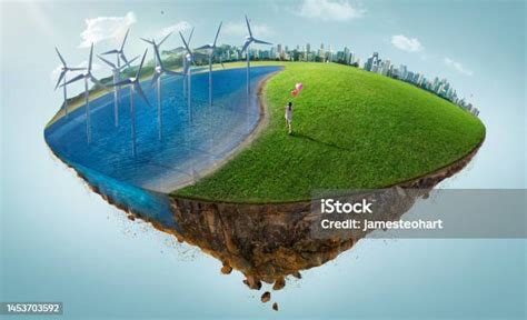 Alternative Clean Energy Visual Concept Images Stock Photo - Download Image Now - Child ...