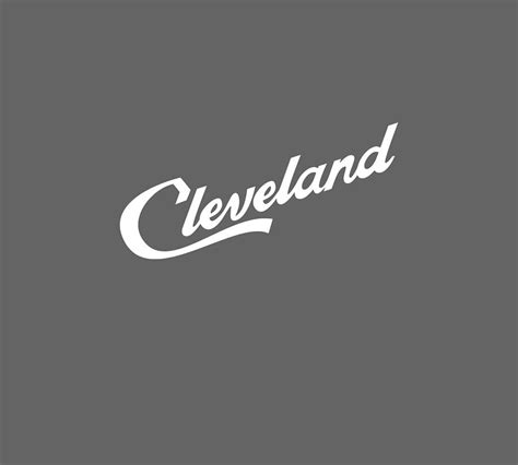 Cleveland Script Logo Cleveland Ohio Hoodie Digital Art by Pham Michael