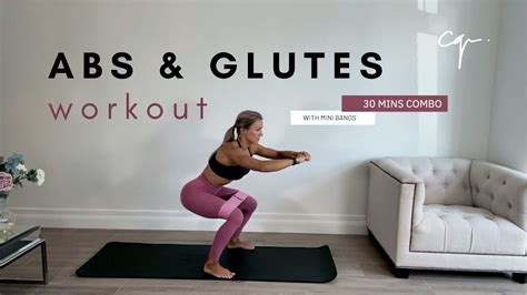 Abs and Glutes Workout Combo - 30 Minutes with Mini Band - Caroline Girvan