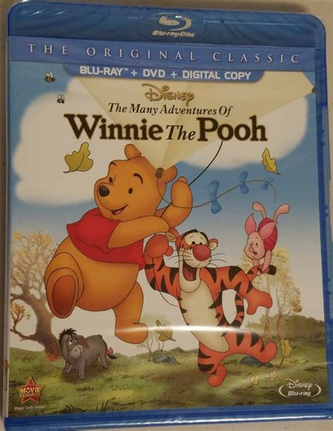 The Many Adventures of Winnie The Pooh Disney Blu-ray + DVD + Digital ...