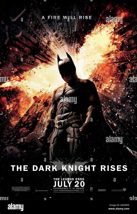 The dark knight rises poster hi-res stock photography and images - Alamy