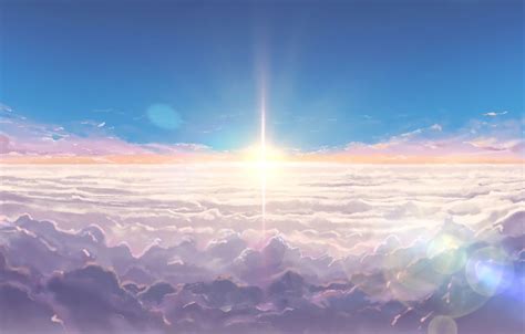 Sunrise On Clouds Anime 4k Wallpapers - Wallpaper Cave