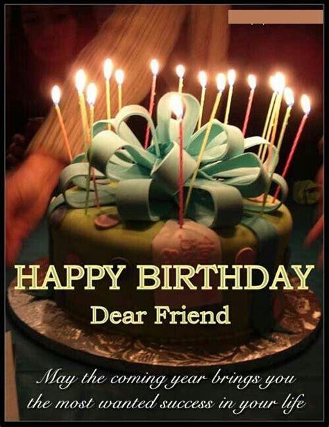 Happy Birthday friend cake | Happy birthday dear friend, Happy birthday greetings, Birthday ...