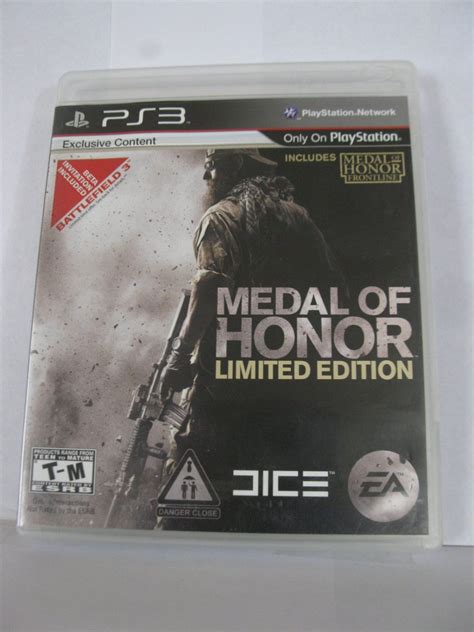 PlayStation 3 / PS3 Video Game: Medal of Honor - Limited Ed. | Video games ps3, Video game ...