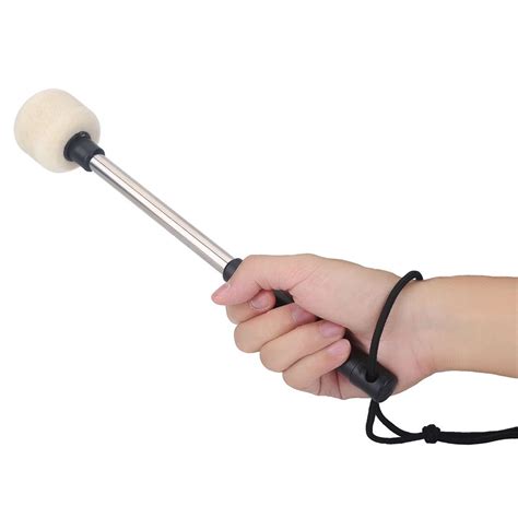 Ashata Durable Bass Drum Mallet Drumstick with Wool Felt Head ...