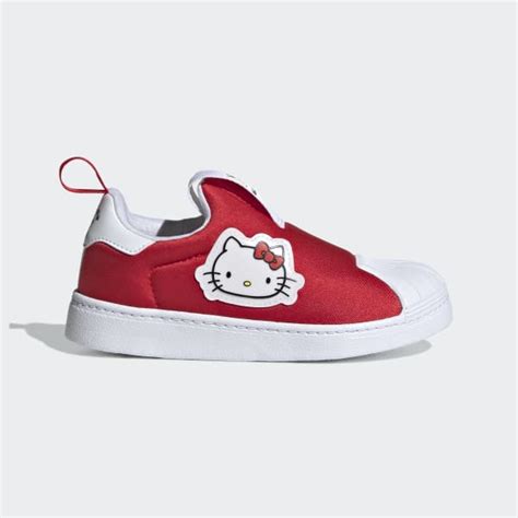 adidas Hello Kitty Superstar 360 Shoes - Red | Kids' Lifestyle | adidas US