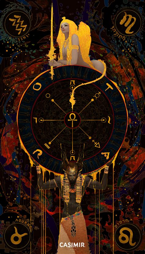 10-TAROT-The Wheel of Fortune by ArtCASIMIR on DeviantArt