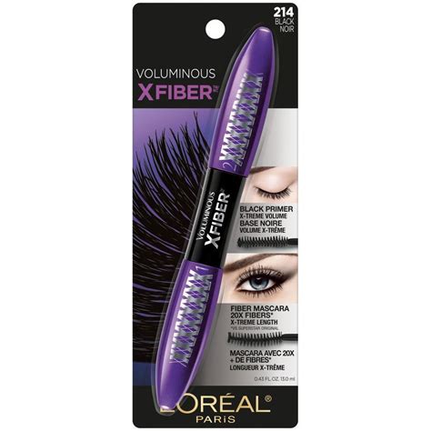 Voluminous X Fiber Mascara & Black Primer - L'Oréal Paris