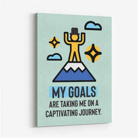 My Goals Motivational Art Print