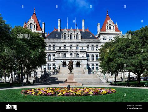 New York State Capitol Building, Albany. New York, USA Stock Photo - Alamy