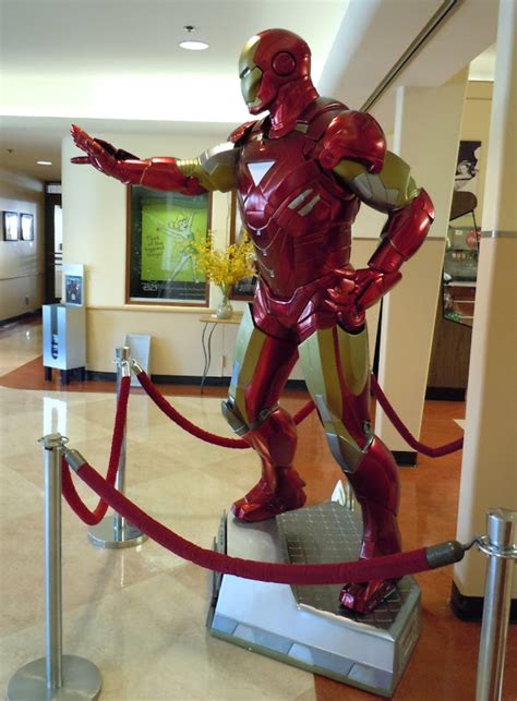 Hollywood Movie Costumes and Props: Iron Man 2 suit on display ...