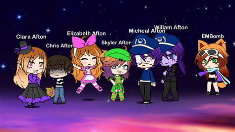 Afton family in GACHA LIFE (Plus oc) by EMBomb on DeviantArt