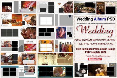 Bengali wedding album design psd free download 12x36 2022 - fingerhon