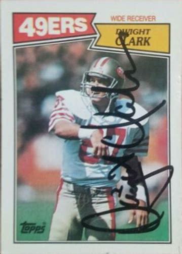 Dwight Clark Autographs and Memorabilia | Sports, Football