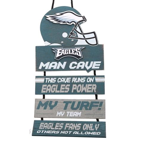 Philadelphia Eagles Team Man Cave Sign | Eagles team, Philadelphia eagles, Eagles