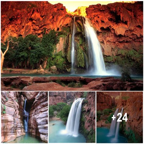 Grand Canyon at its grandest: Stunning photos reveal secret waterfalls ...