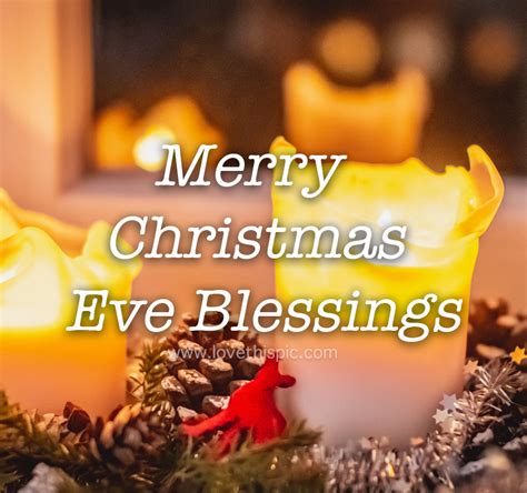 Yellow Candle Merry Christmas Eve Blessings Pictures, Photos, and ...