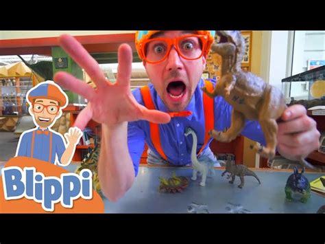 Blippi Visits an Children's Museum! | Learn About Dinosaurs ...