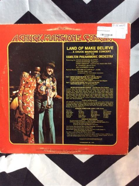 Vinyl Record – Chuck Mangione Concert – Land Of Make Believe ...