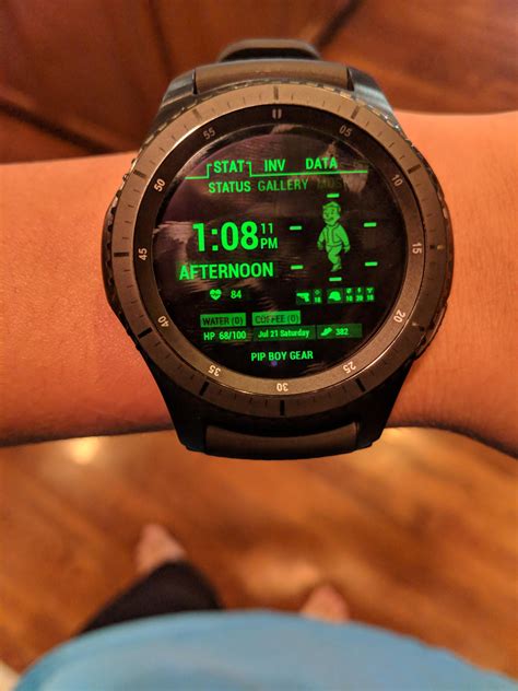 This awesome Pip boy watch face for the Samsung Gear S3 | Pip boy watch, Pip boy, Watch faces