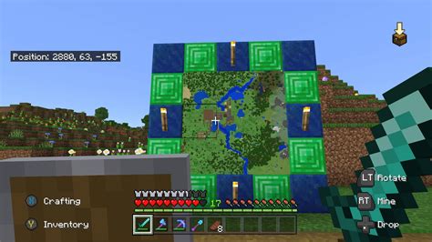 Finished my map wall in my survival world : r/Minecraft