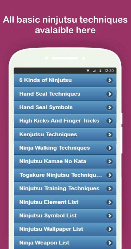 List Of Ninjutsu Techniques - fasrjj