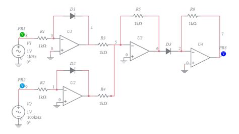 Analog Multiplier Circuit Using Op Amp