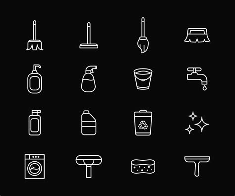 Free Cleaning Vector Icons (AI)